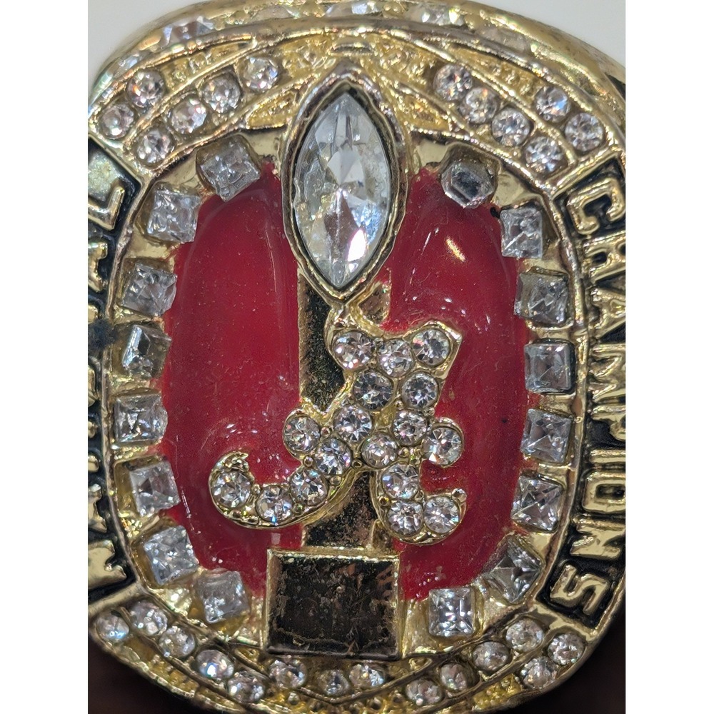 Alabama Crimson Tide 2017 National Champions Replica Ring Roll Tide Tagovailoa - Picture 7 of 8